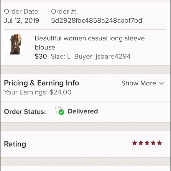 Beautiful women casual long sleeve blouse - Picture 8 of 8